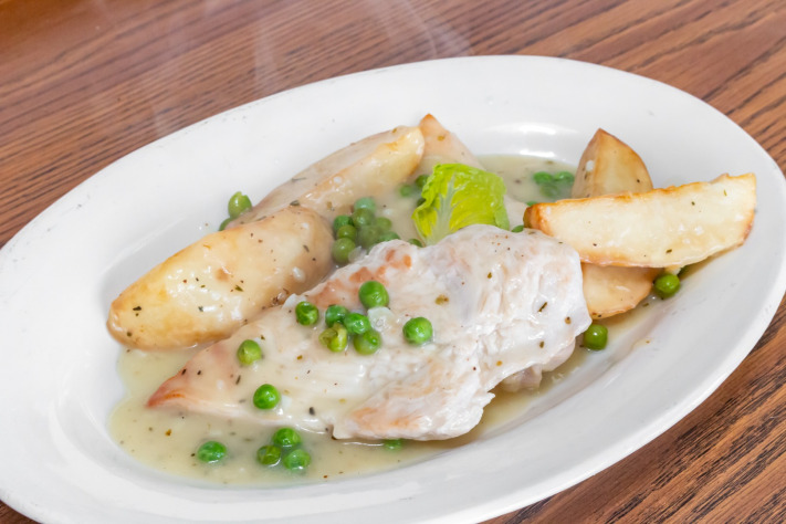 Chicken Vesuvio 